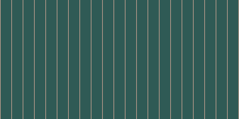 #2f5a55, #caa393 vertical lines, two pixels wide, thirty-six pixels apart