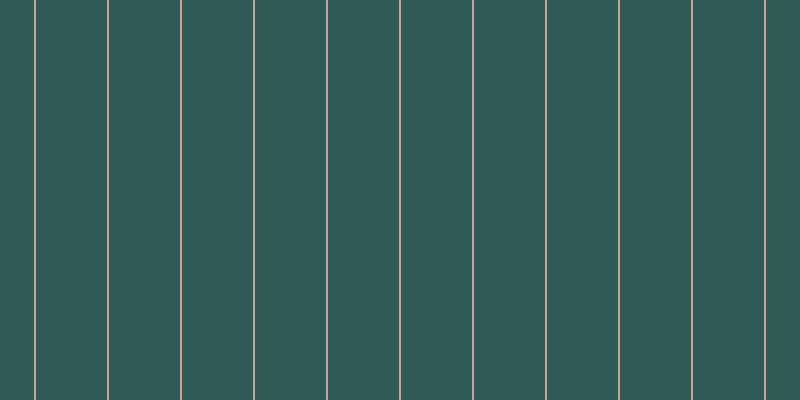 #2f5a55, #caa393 vertical lines, two pixels wide, seventy-one pixels apart