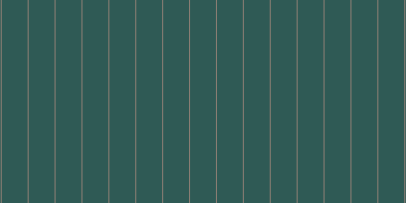 #2f5a55, #eba393 vertical lines, one pixels wide, fifty-two pixels apart