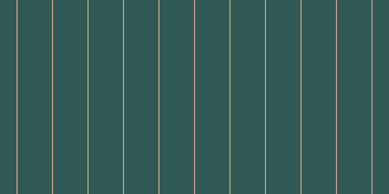 #2f5a55, #eba393 vertical lines, two pixels wide, seventy-one pixels apart