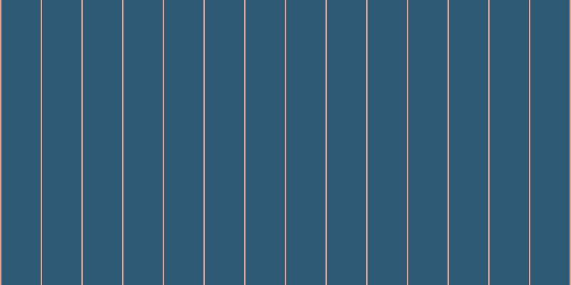 #2f5a76, #eba393 vertical lines, two pixels wide, fifty-five pixels apart