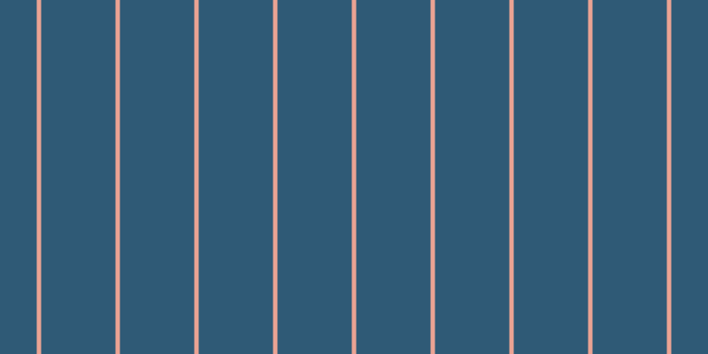#2f5a76, #eba393 vertical lines, five pixels wide, eighty-four pixels apart