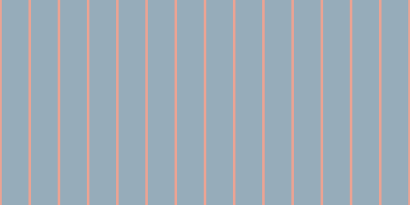 #2f5a76 (50%), #eba393 vertical lines, five pixels wide, fifty-two pixels apart