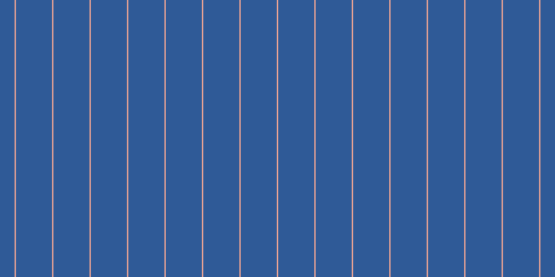 #2f5a97, #eba393 vertical lines, two pixels wide, fifty-two pixels apart