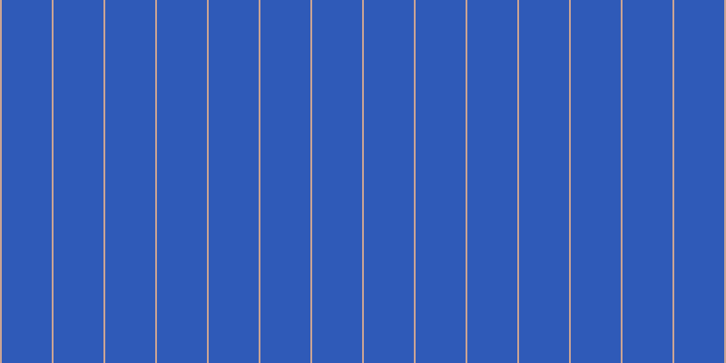 #2f5ab8, #caa393 vertical lines, two pixels wide, fifty-five pixels apart