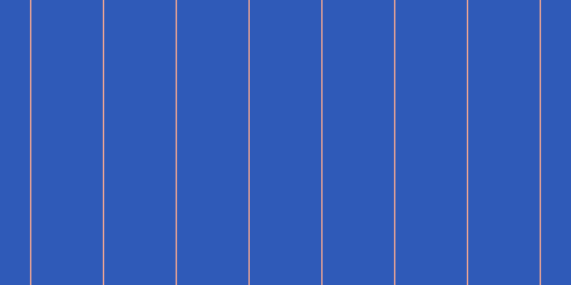#2f5ab8, #eba393 vertical lines, two pixels wide, one hundred pixels apart