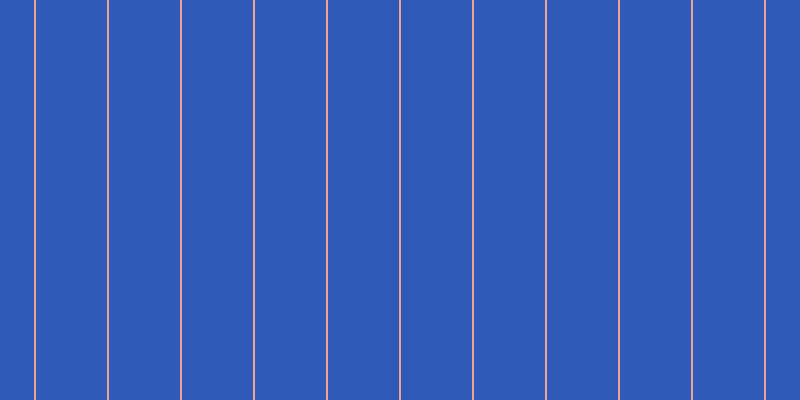 #2f5ab8, #eba393 vertical lines, two pixels wide, seventy-one pixels apart