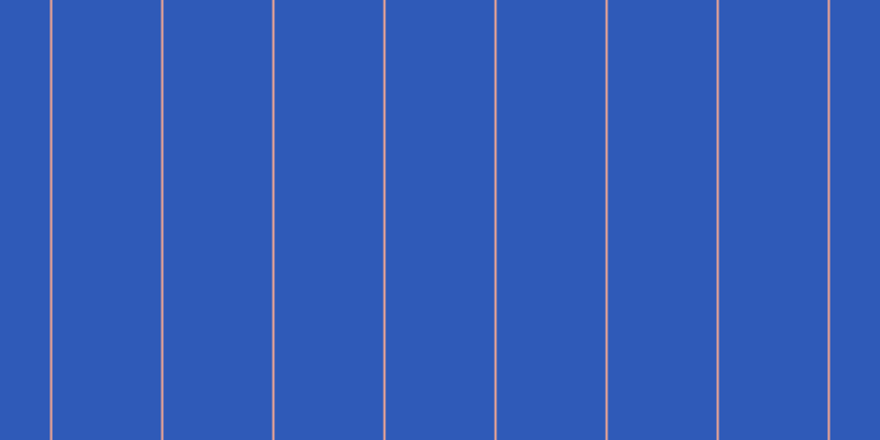 #2f5ab8, #eba393 vertical lines, two pixels wide, ninety-nine pixels apart