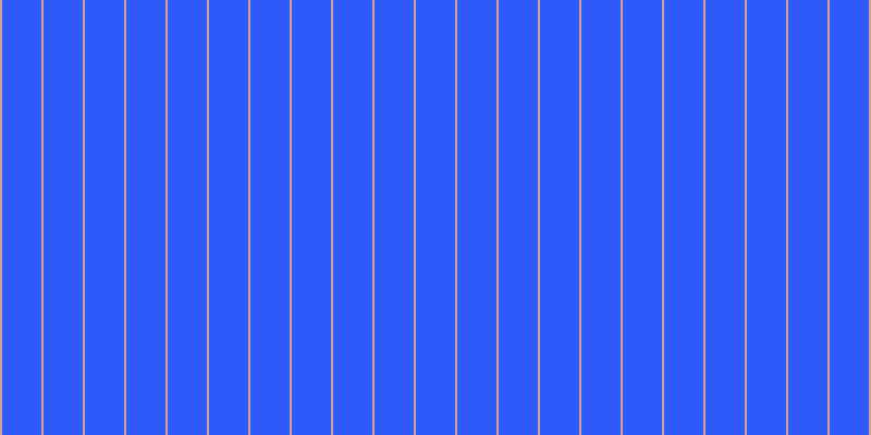 #2f5afa, #caa393 vertical lines, two pixels wide, thirty-six pixels apart