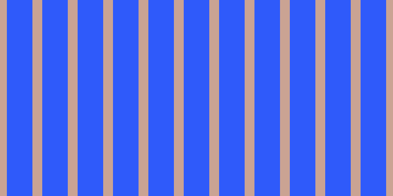 #2f5afa, #caa393 vertical lines, twenty pixels wide, fifty-two pixels apart