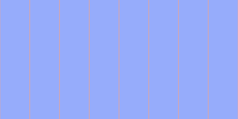#2f5afa (50%), #eba393 vertical lines, two pixels wide, ninety-eight pixels apart