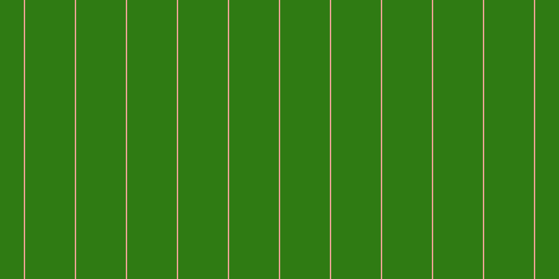 #2f7b13, #eba393 vertical lines, two pixels wide, seventy-one pixels apart