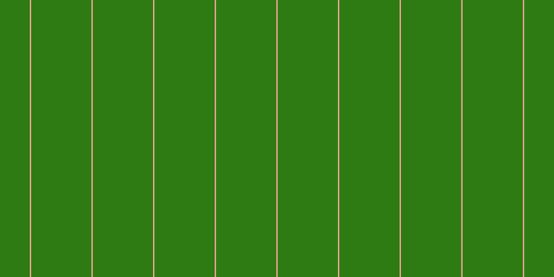 #2f7b13, #eba393 vertical lines, two pixels wide, eighty-seven pixels apart
