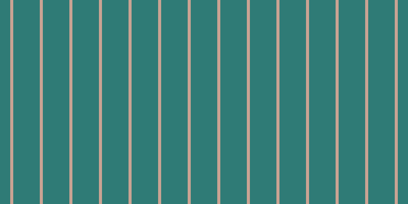 #2f7b76, #caa393 vertical lines, six pixels wide, fifty-two pixels apart