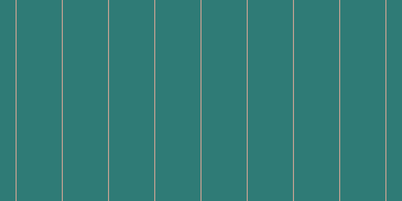 #2f7b76, #caa393 vertical lines, two pixels wide, ninety pixels apart