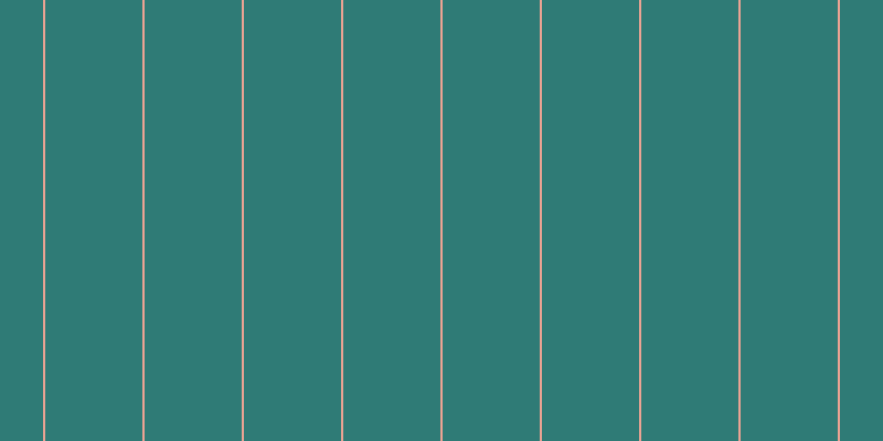 #2f7b76, #eba393 vertical lines, two pixels wide, eighty-eight pixels apart