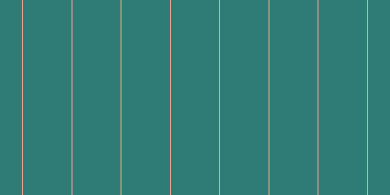 #2f7b76, #eba393 vertical lines, two pixels wide, ninety-nine pixels apart