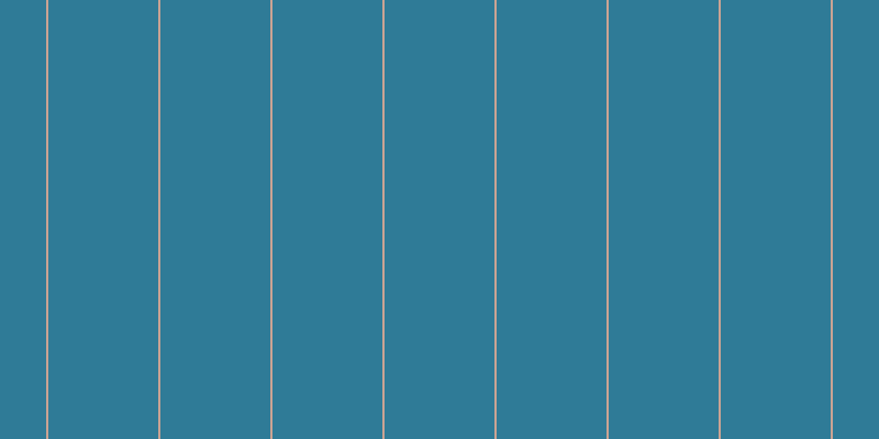 #2f7b97, #caa393 vertical lines, two pixels wide, one hundred pixels apart