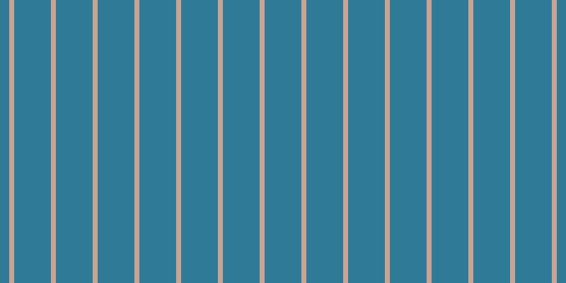 #2f7b97, #caa393 vertical lines, seven pixels wide, fifty-two pixels apart