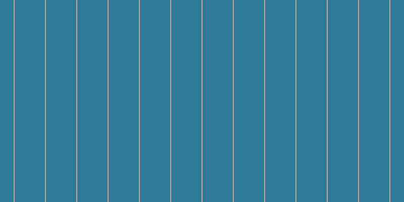 #2f7b97, #caa393 vertical lines, two pixels wide, sixty pixels apart