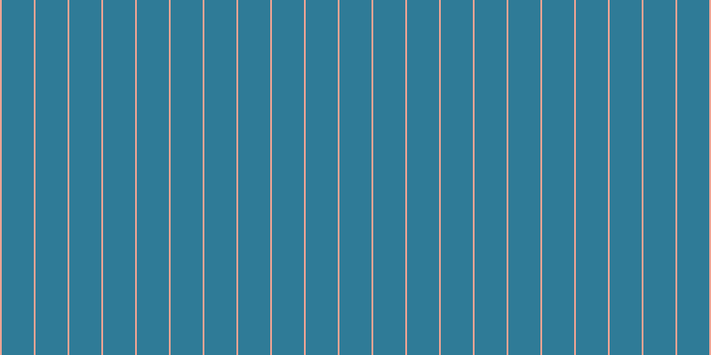 #2f7b97, #eba393 vertical lines, two pixels wide, thirty-six pixels apart