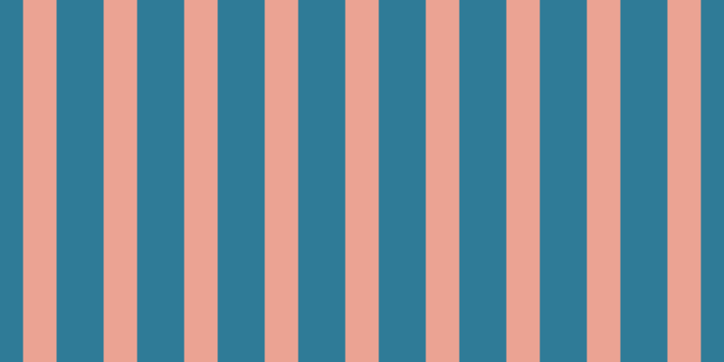 #2f7b97, #eba393 vertical lines, thirty-seven pixels wide, fifty-two pixels apart