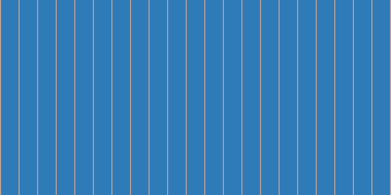 #2f7bb8, #caa393 vertical lines, two pixels wide, thirty-six pixels apart