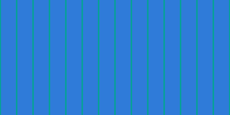 #2f7bd9, #04a393 vertical lines, five pixels wide, fifty-two pixels apart