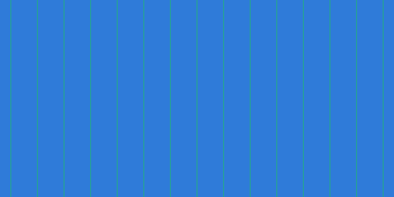 #2f7bd9, #25a393 vertical lines, two pixels wide, fifty-two pixels apart