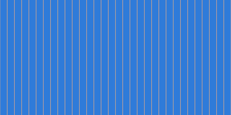 #2f7bd9, #caa393 vertical lines, two pixels wide, twenty-three pixels apart