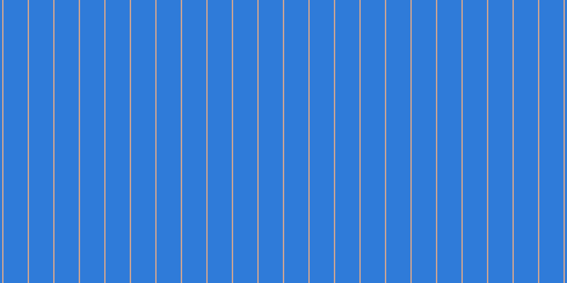 #2f7bd9, #caa393 vertical lines, two pixels wide, thirty-four pixels apart