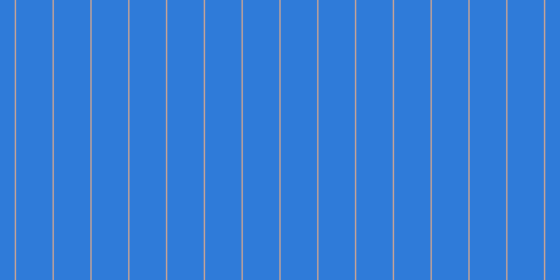 #2f7bd9, #caa393 vertical lines, two pixels wide, fifty-two pixels apart