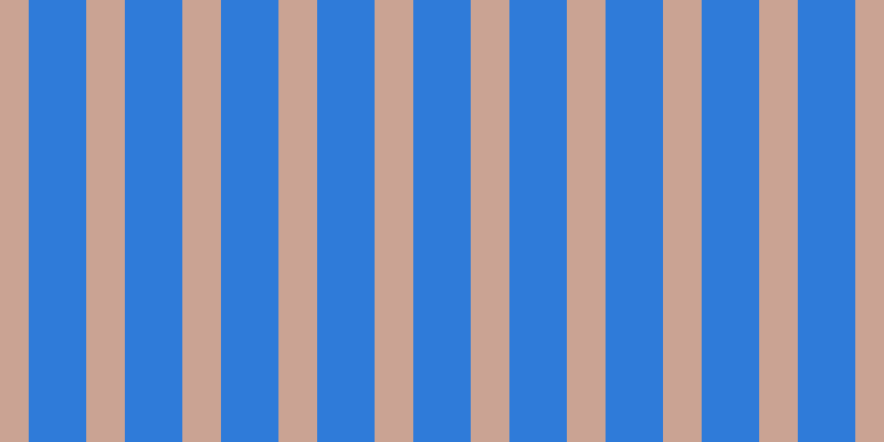 #2f7bd9, #caa393 vertical lines, thirty-five pixels wide, fifty-two pixels apart