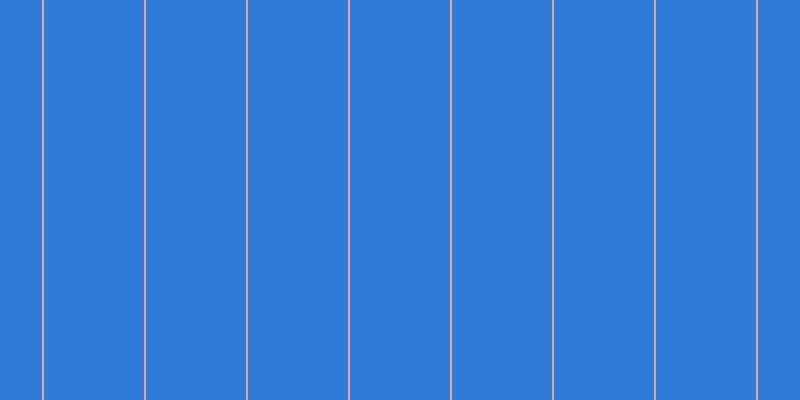 #2f7bd9, #eba393 vertical lines, two pixels wide, one hundred pixels apart