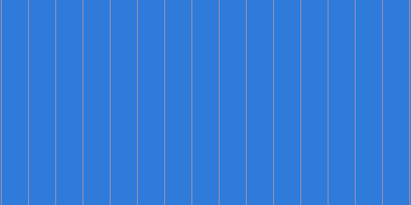 #2f7bd9, #eba393 vertical lines, one pixels wide, fifty-two pixels apart