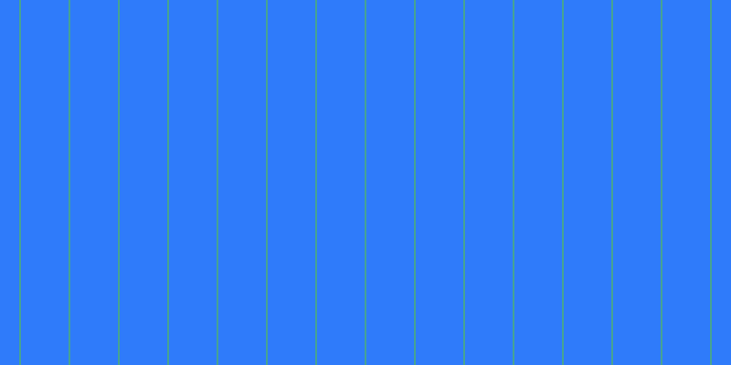 #2f7bfa, #46a393 vertical lines, two pixels wide, fifty-two pixels apart