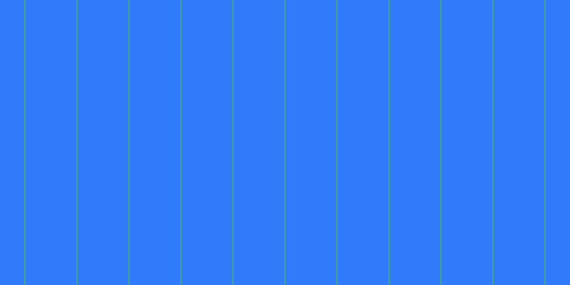 #2f7bfa, #46a393 vertical lines, two pixels wide, seventy-one pixels apart