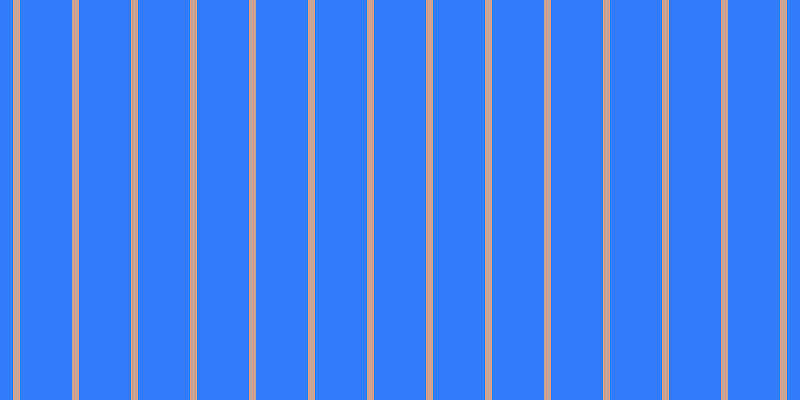 #2f7bfa, #caa393 vertical lines, seven pixels wide, fifty-two pixels apart