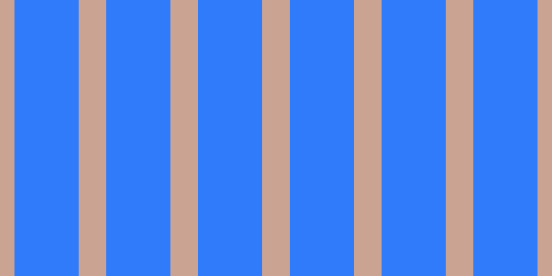#2f7bfa, #caa393 vertical lines, forty pixels wide, ninety-three pixels apart