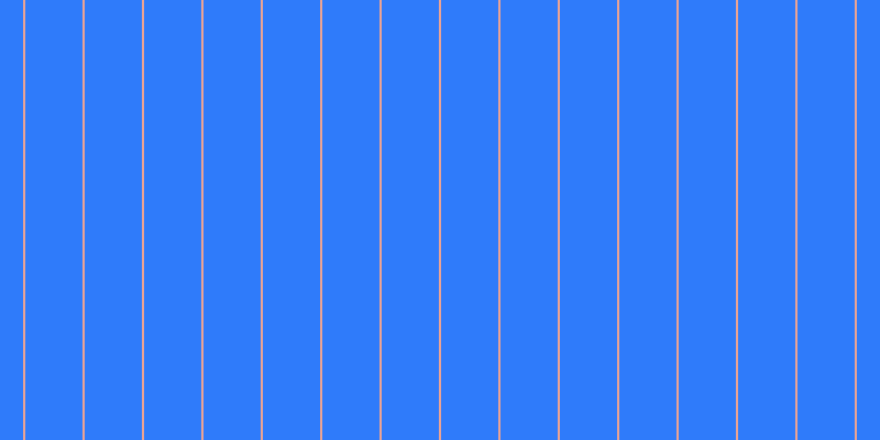 #2f7bfa, #eba393 vertical lines, two pixels wide, fifty-two pixels apart
