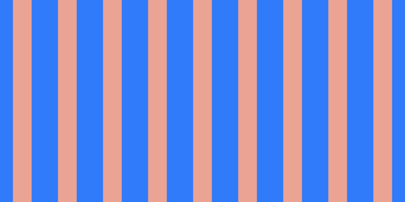 #2f7bfa, #eba393 vertical lines, thirty-seven pixels wide, fifty-two pixels apart