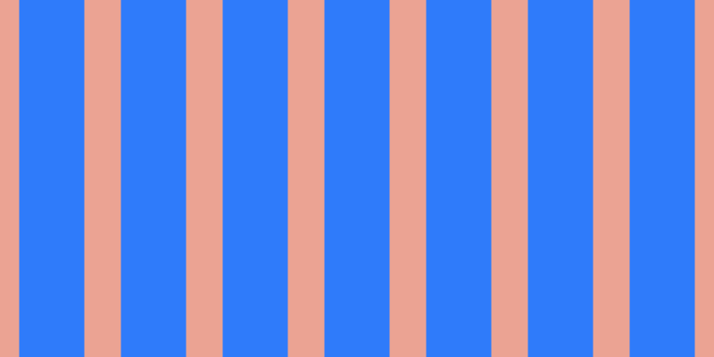 #2f7bfa, #eba393 vertical lines, forty-one pixels wide, seventy-three pixels apart