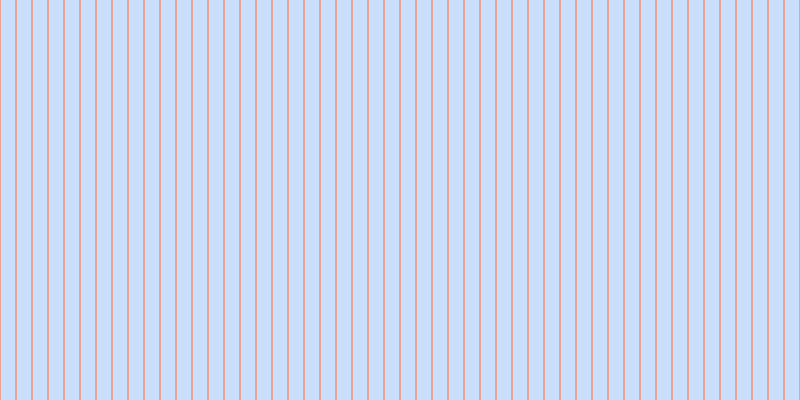 #2f7bfa (25%), #eba393 vertical lines, two pixels wide, fourteen pixels apart