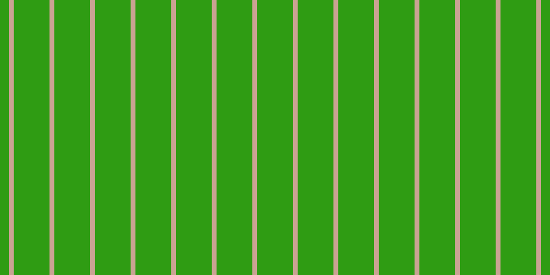 #2f9c13, #caa393 vertical lines, seven pixels wide, fifty-two pixels apart