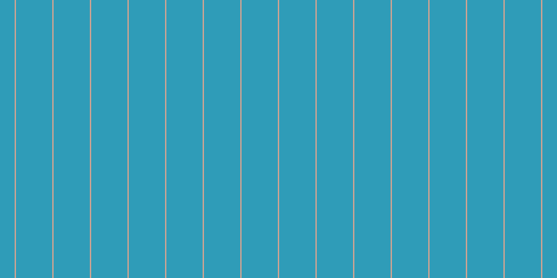#2f9cb8, #caa393 vertical lines, two pixels wide, fifty-two pixels apart