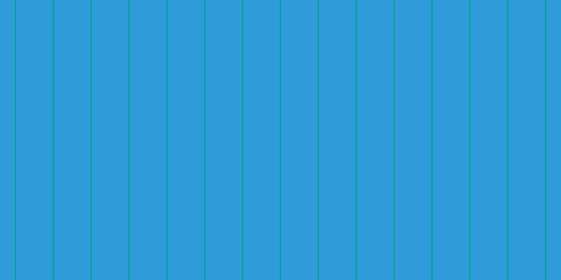 #2f9cd9, #04a393 vertical lines, two pixels wide, fifty-two pixels apart