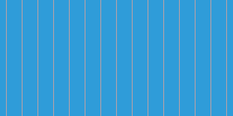 #2f9cd9, #eba393 vertical lines, two pixels wide, fifty-two pixels apart