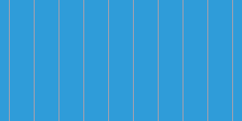 #2f9cd9, #eba393 vertical lines, two pixels wide, eighty pixels apart