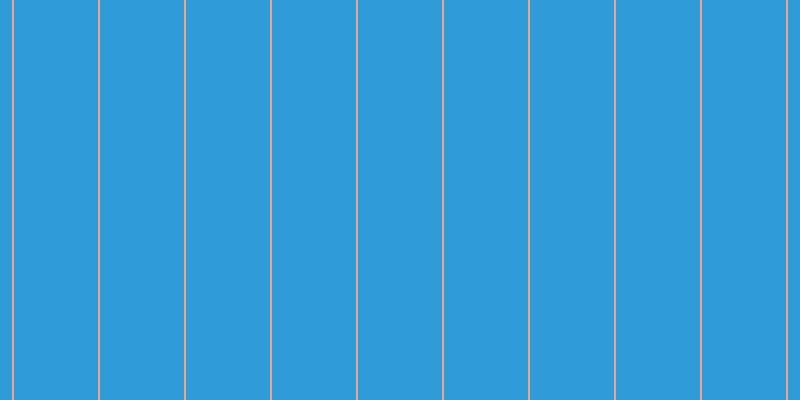 #2f9cd9, #eba393 vertical lines, two pixels wide, eighty-four pixels apart