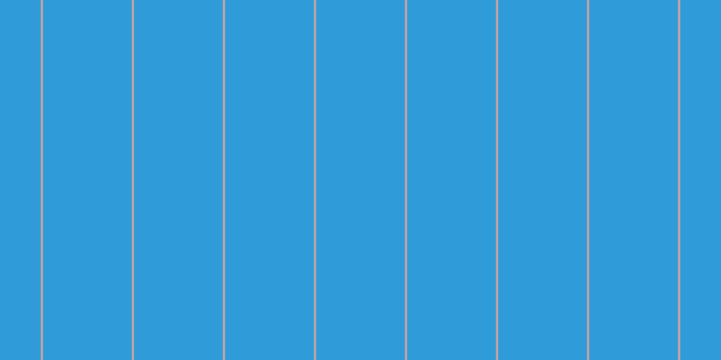 #2f9cd9, #eba393 vertical lines, two pixels wide, ninety-nine pixels apart